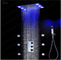 LED আলোর বাথরুম ঝরনা মাথা এবং থার্মোস্ট্যাটিক মিক্সার ম্যাসেজ জেট সঙ্গে কল সরবরাহকারী